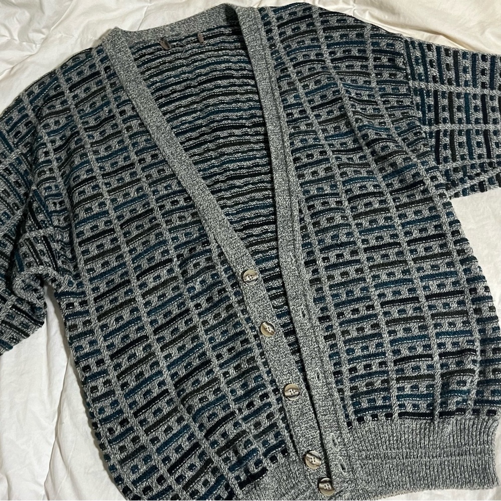 Vintage Wool-Blend Cardigan